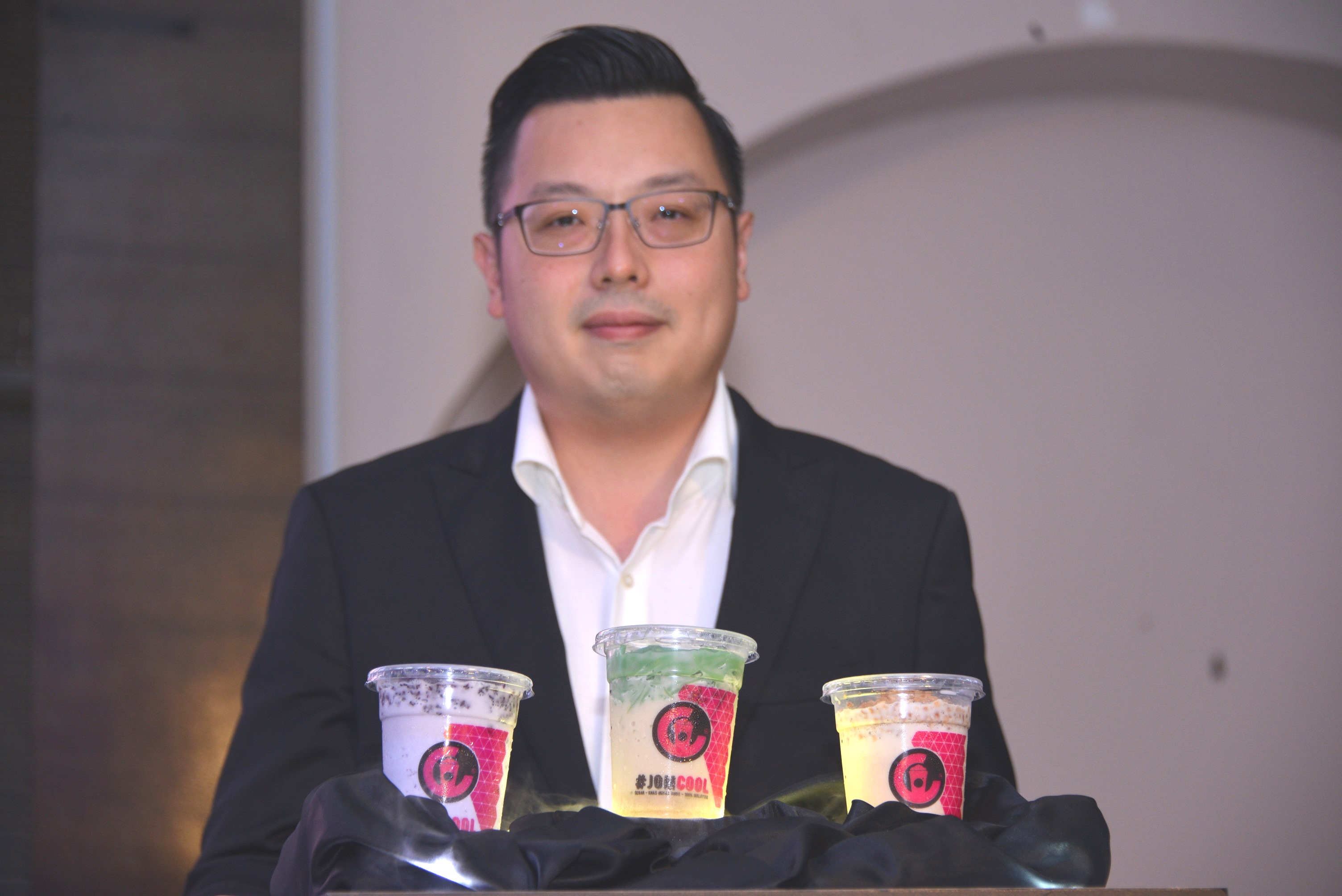 CoolBlog CEO of Cool Blog, Keith Loh, at the launch of the new flavours